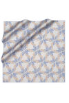 Açık Mavi 90X90 İpek Twill Eşarp 