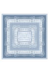 Açık Mavi 90X90 İpek Twill Eşarp 