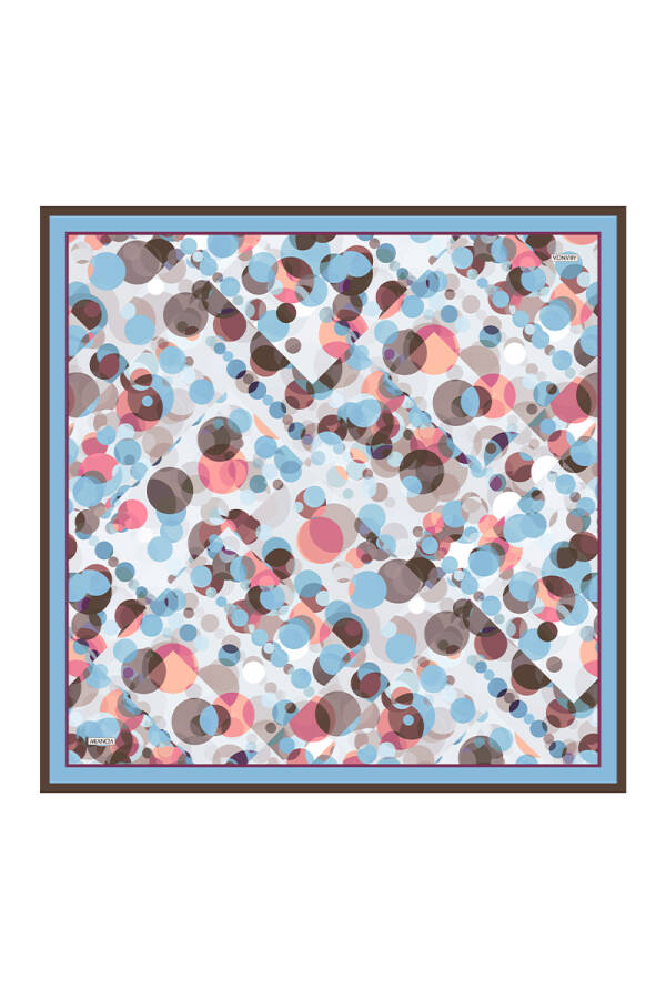 Açık Mavi 90X90 Pure Touch Eşarp - 1