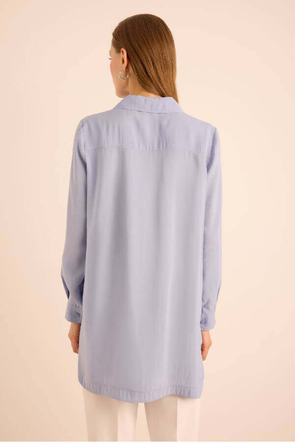 Açık Mavi Basic Tunik - 7