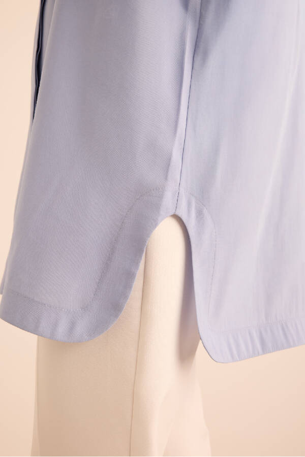 Açık Mavi Basic Tunik - 5