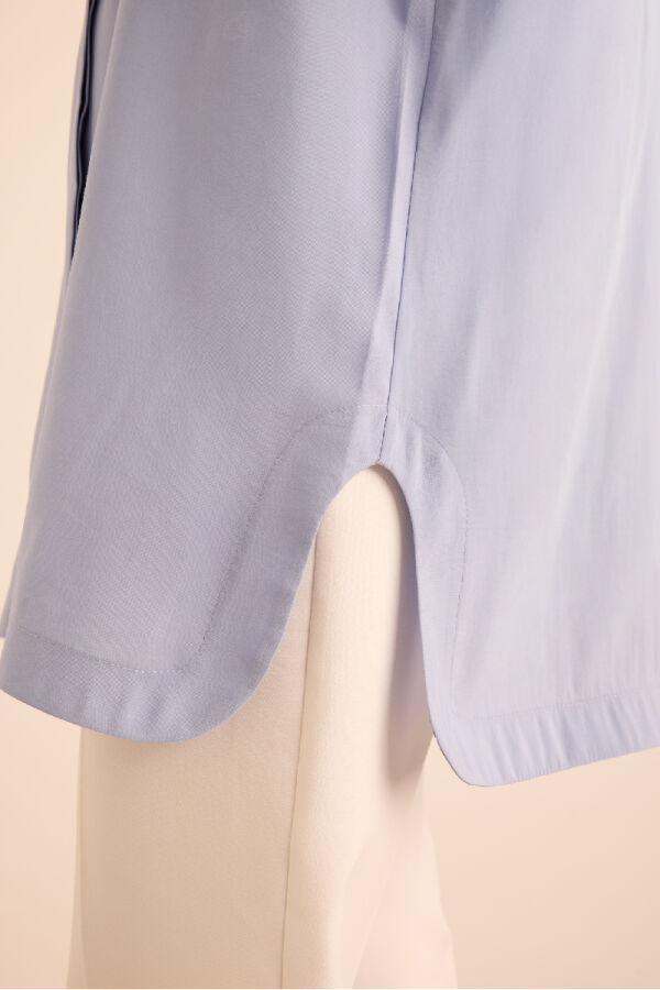 Açık Mavi Basic Tunik - 5