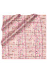 Açık Pembe 90X90 İpek Twill Eşarp - 1
