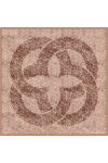 Açık Pembe 90X90 İpek Twill Eşarp 
