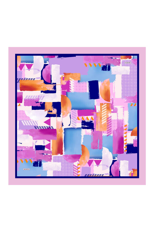 Açık Pembe 90X90 Pure Touch Eşarp - 1