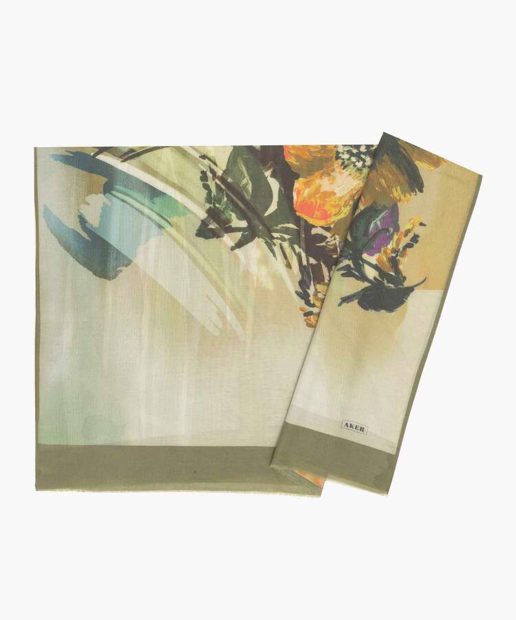 Renkli 75X200 Aker İpek Koton Etol - 1