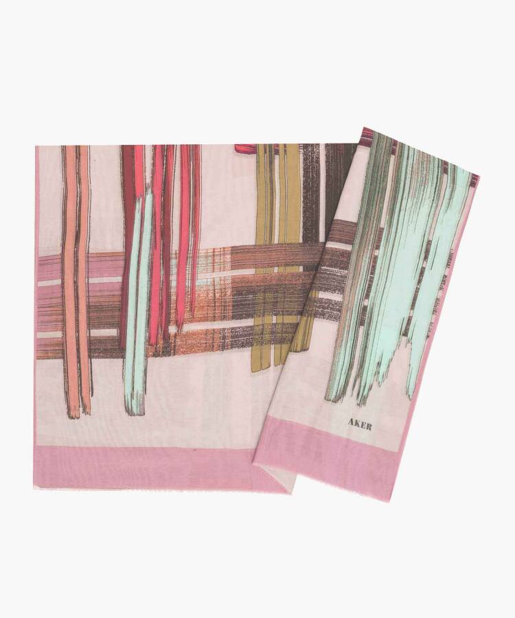 Renkli 75X200 Aker İpek Koton Etol - 1