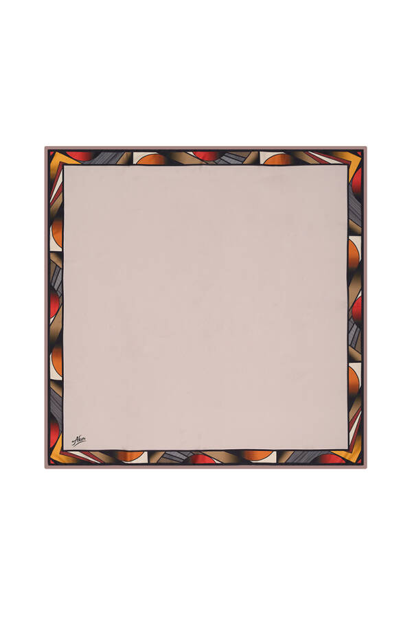 Renkli 90X90 Aker Polyester Tivil - 1