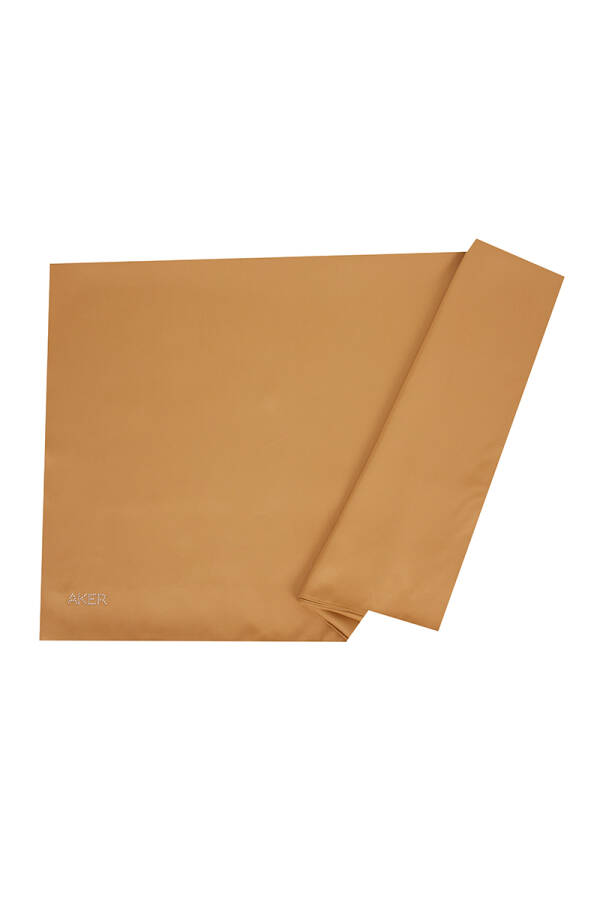 Altın 65X190 Viskon Saten Taşlı Şal - 1