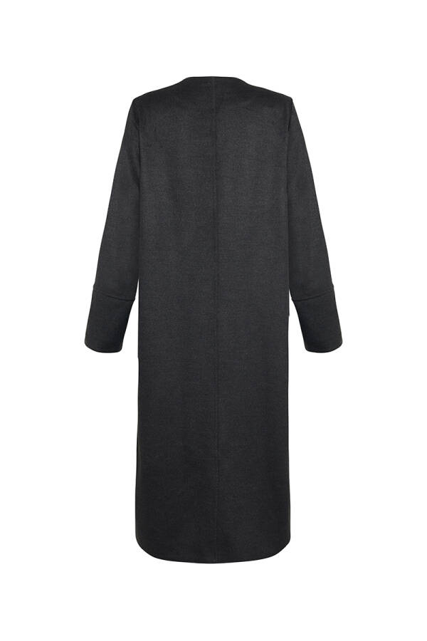 Antrasit 18663112 Kaşmir Dokulu Kap - 3