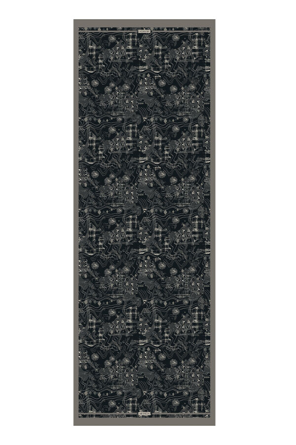 Antrasit 70X200 Pure Touch Şal - ARANCIA