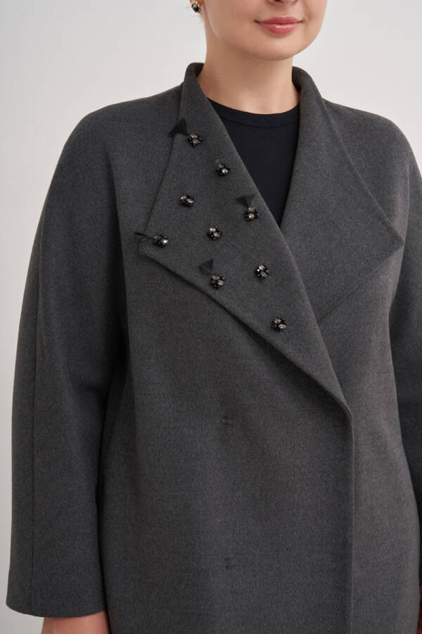 Antrasit 8580112 Günlük Maxi Boy Kaban - Aker (1)