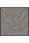 Antrasit 90X90 İpek Twill Eşarp 