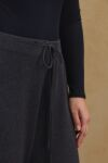 Antrasit Beli Lastikli Triko Pantolon - 4