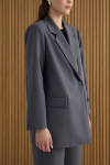 Antrasit Dokuma Ceket - 5