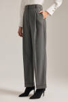Antrasit Klasik Dokuma Pantolon - 3