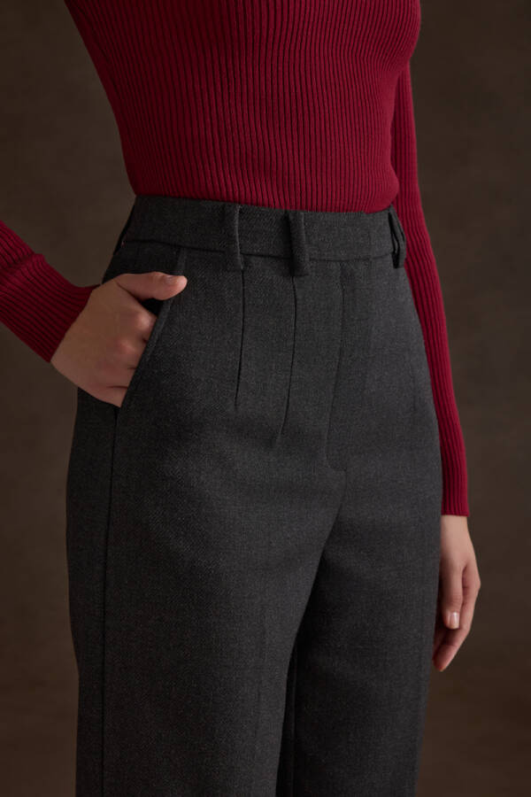 Antrasit Klasik Pantolon - 4