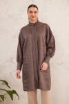 Antrasit Kravat Yaka Keten Tunik - 3