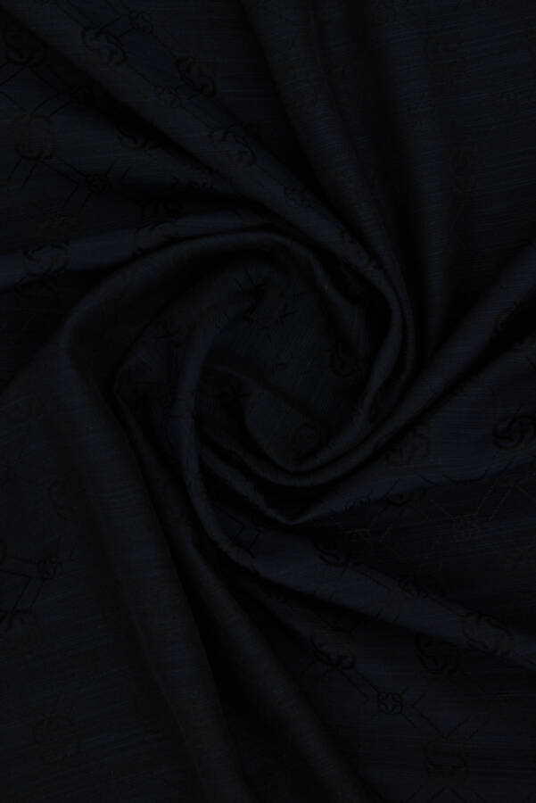 Antrasit Monogram Jakar Eşarp - Aker (1)