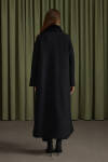 Antrasit Yakası Seyyar Kürk Detaylı Manto - 6