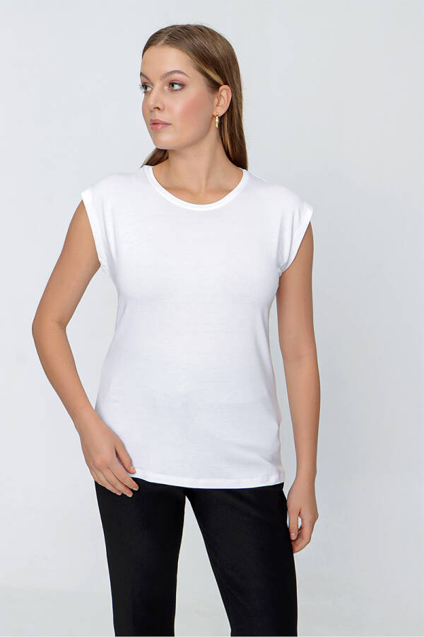 Beyaz VİSKON SIFIRKOLBODY - 2