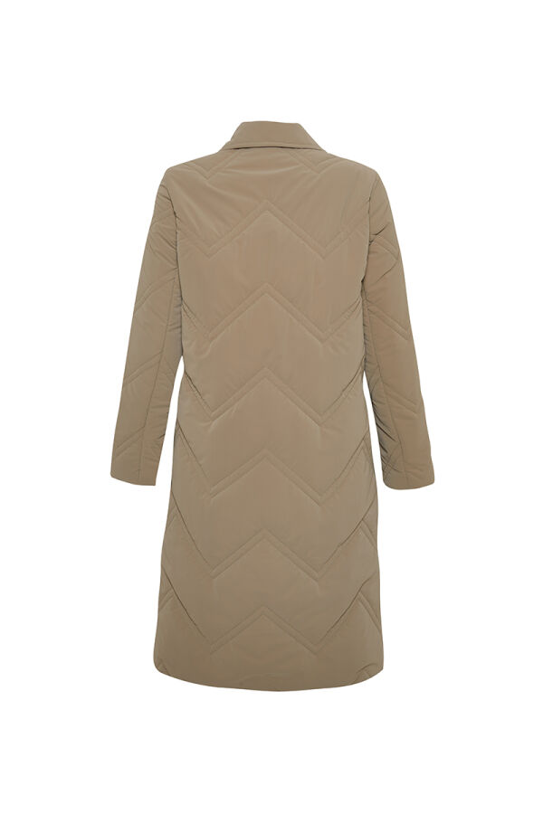 Bej Gömlek Yaka Mont - 3