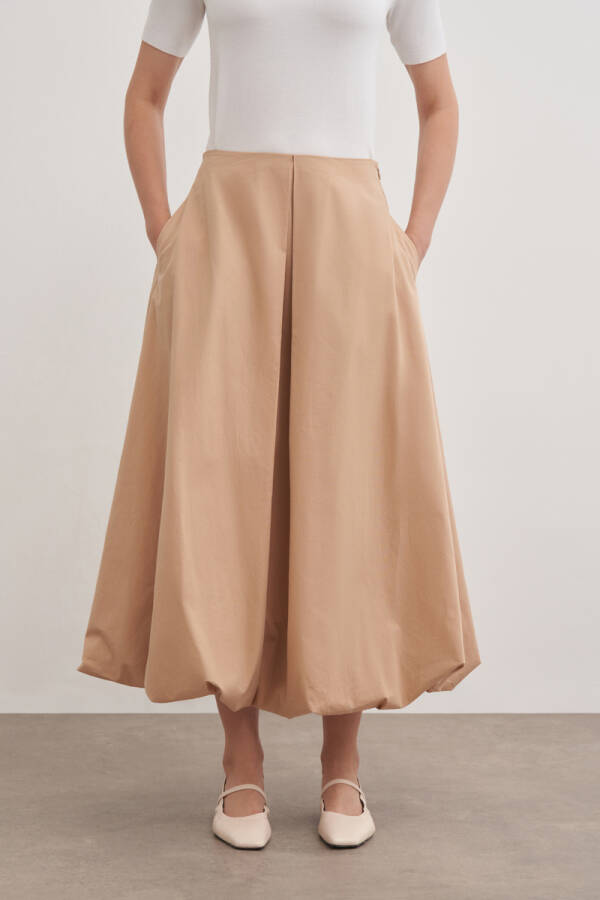 Bej Balon Etek - Aker (1)