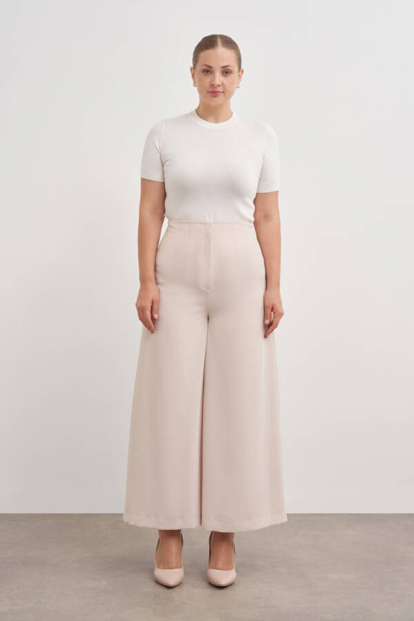 Bej 14612112 Bol Paça Pantolon Etek - Aker