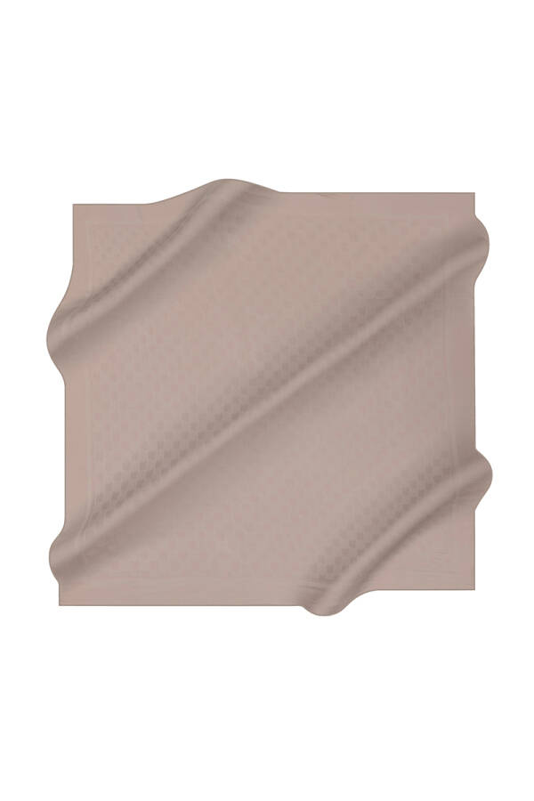 Bej Kare Jakar Eşarp - Aker