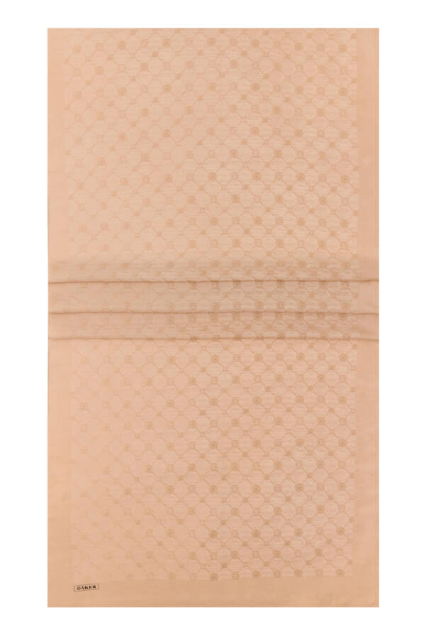 Bej 70X190 CM Koza Şal - 1