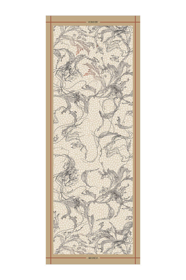 Bej 70X200 Modal Şal - 1