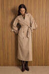 Bej Sırtı Rüzgarlıklı Pardösü - 2