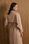 Bej Sırtı Rüzgarlıklı Pardösü - 6