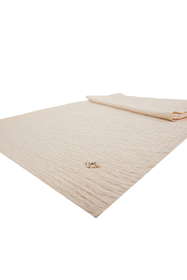 Bej 75X190 Dokulu Şal - 2