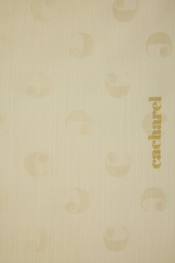 Bej 75X200 B. Logolu İpek Koton Jakar Şal - Cacharel (1)