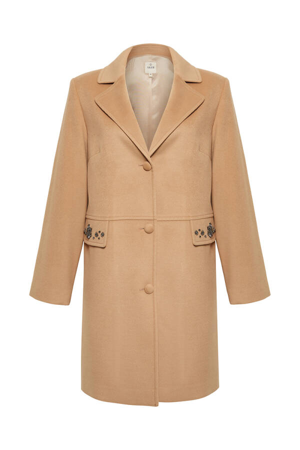 Bej Günlük Astarlı Kaban - Aker