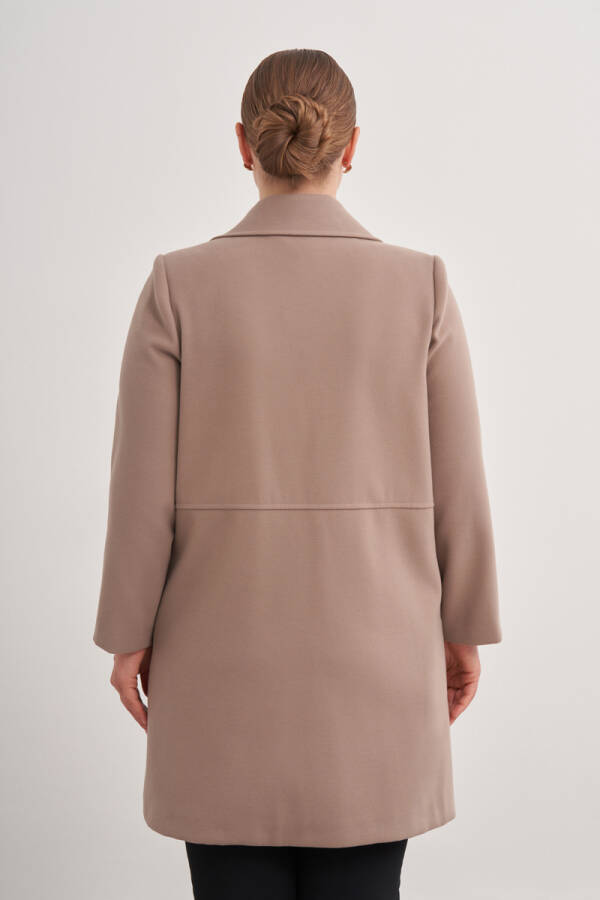 Bej Günlük Astarlı Kaban - 5