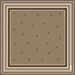 Bej 90X90 İpek Krep Saten Eşarp 