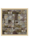 Bej 90X90 İpek Twill Eşarp 