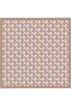 Bej 90X90 İpek Twill Eşarp 