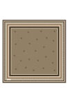 Bej 90X90 İpek Twill Eşarp 