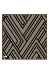 Bej 90X90 İpek Twill Eşarp 