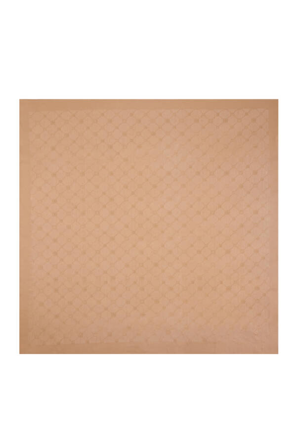 Bej 90X90 Koza Eşarp - Aker