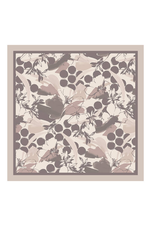 Bej 90X90 Pure Touch Eşarp - 1