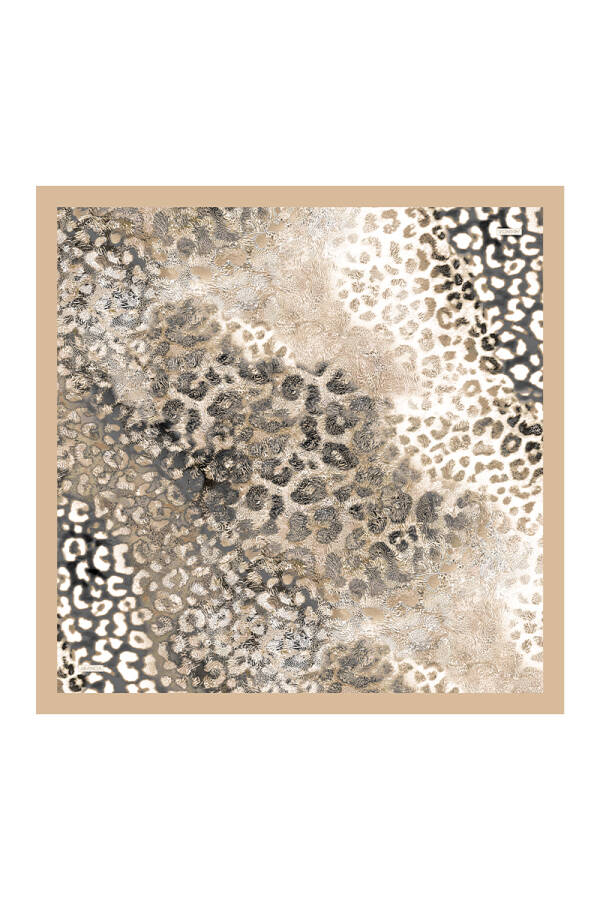 Bej 90X90 Pure Touch Eşarp - Arancia