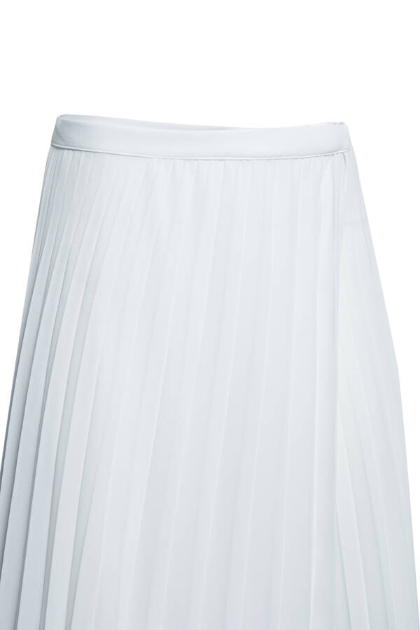 Bej Anvelop Piliseli Etek - 2