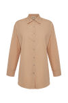Bej Basic Cotton Bluz 