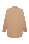 Bej Basic Cotton Bluz - 3