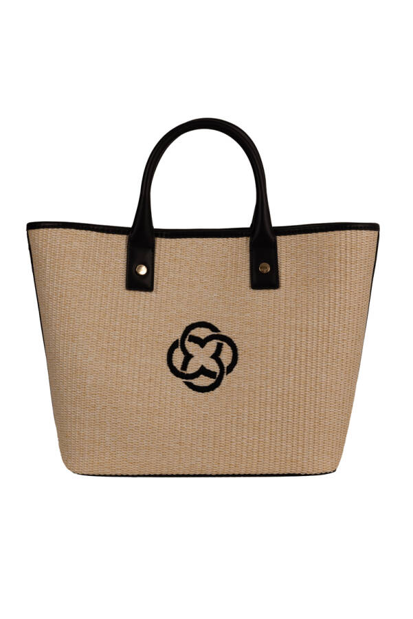 Bej CNT20126 HASIR KOL ÇANTA - Aker