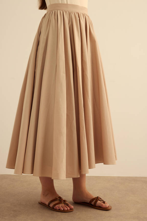 Bej Cotton Etek - 4
